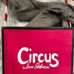 Circus by Sam Edelman gray over the knee tie boots